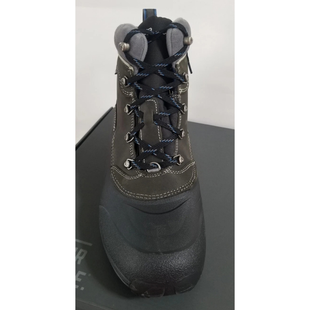 EDDIE BAUER SNOWFOIL WATERPROOF  WEATHER EDGE WINTER BOOTS COLOR CARBON SIZE 13